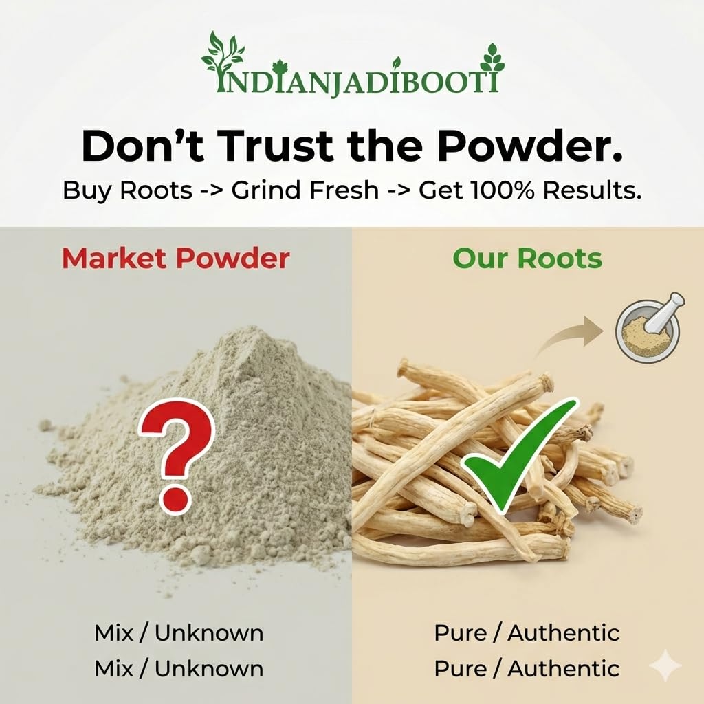 IndianJadiBooti Elite Radiance & Defense Bundle: Amba Haldi, White Sesame, Safed Musli & Neem – For Clear Skin, Hormonal Support & Systemic Immunity – 250gm Each