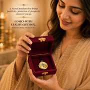 DIVINITI 24K Gold Plated Double-Sided Religious Pendant with Premium Gift Box, Spiritual Locket for Men & Women, Devotional Jewellery for Gifting & Everyday Wear | Mother Merry & Holy Cross