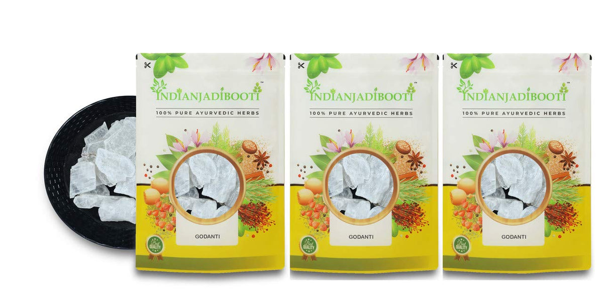 IndianJadiBooti Godanti Gypsum, 3 Packs of 900 Grams