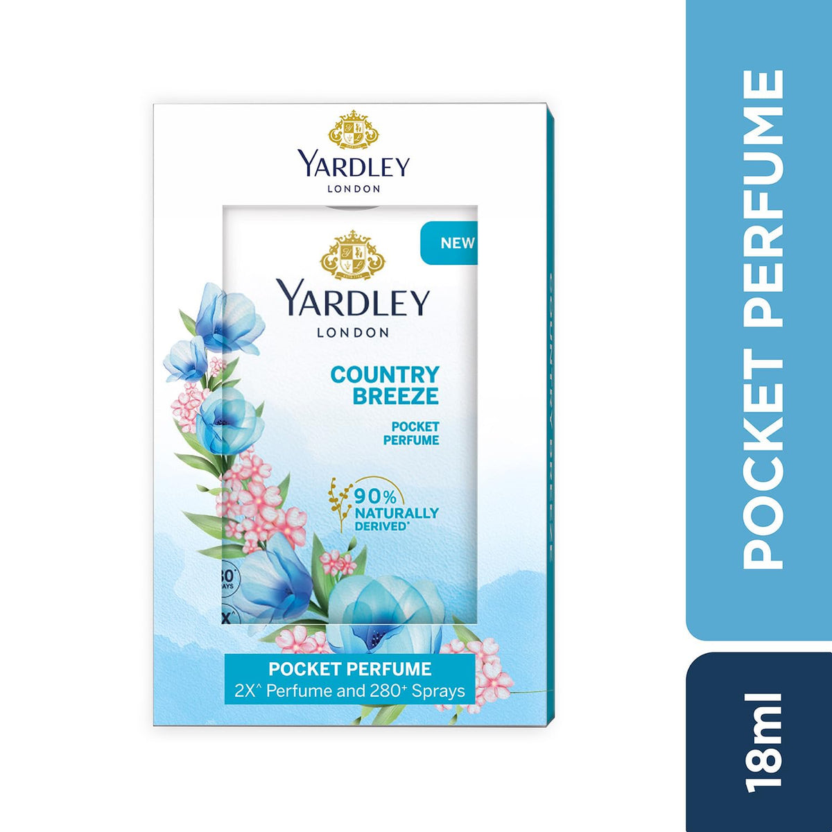 Yardley London Country Breeze Compact Perfume for Women, 18ml