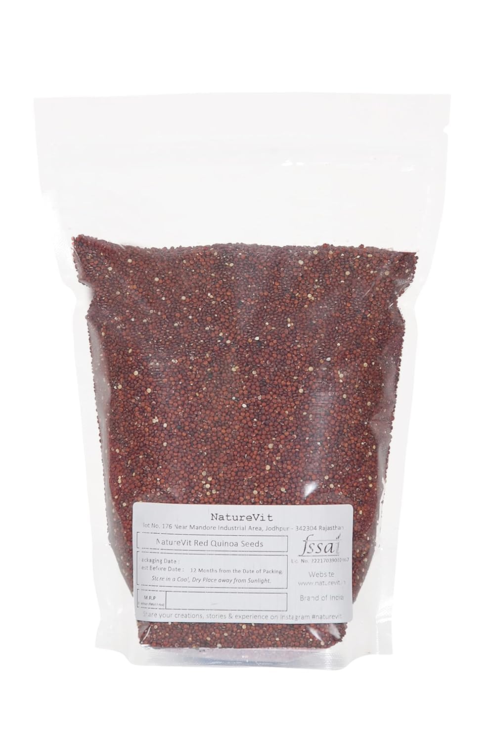 NatureVit Red Quinoa Seeds, 400g