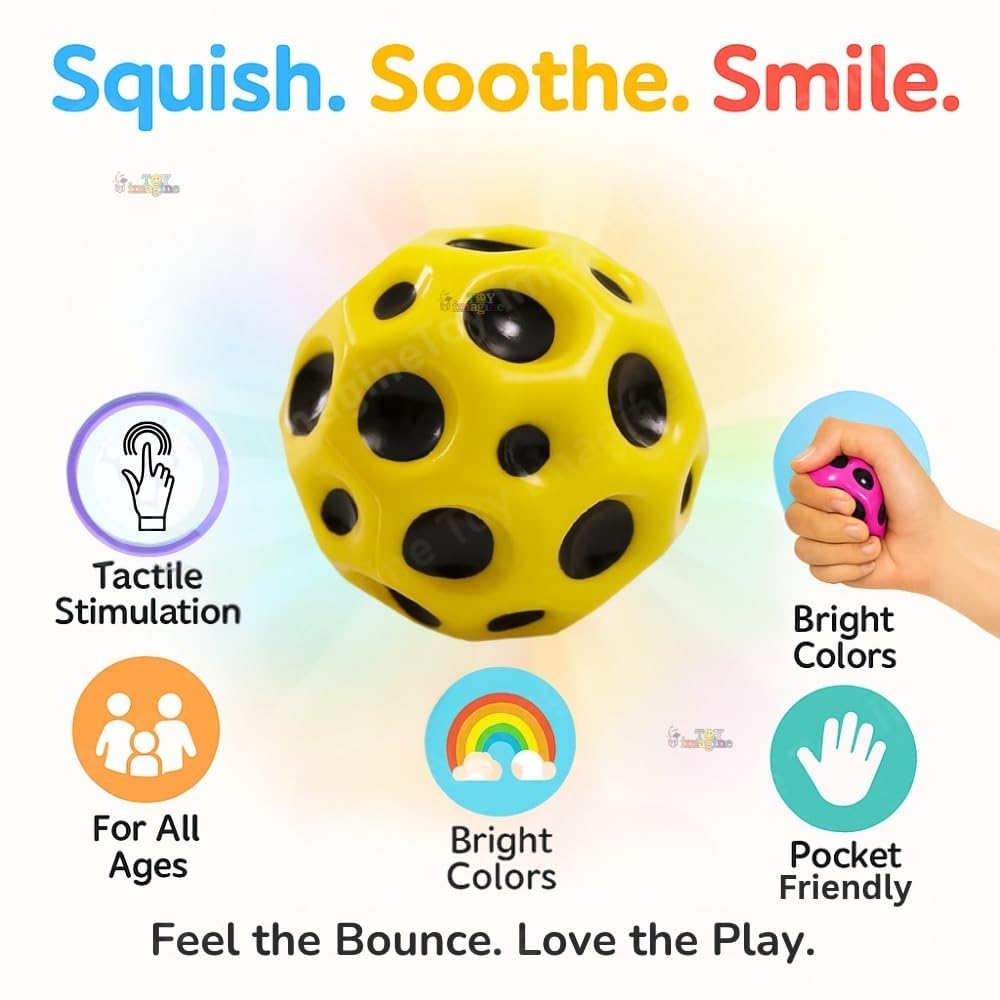 Toy Imagine Foam Sponge Moon Balls for Kids