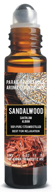 Parag Fragrances Sandalwood Essential Oil / 100% Pure, Natural And Undiluted Oil/Aromatherapy Grade 1 / 6Ml