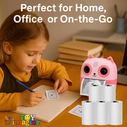 Toy Imagine Non-Sticky Thermal Printer Paper Roll, White, 2.5 Inch