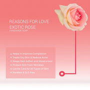 Astro Plus+ Rose Soap Homemade Natural Soap At Home For Your Healthy Skin Use For Deep Cleansing & Glowing Skin (1 pieces)