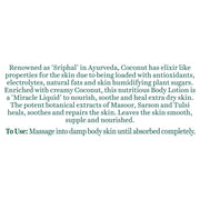 Biotique Creamy Coconut Deep Nourish Body lotion For Extra Dry Skin | Heals, Repairs, and Soothes the Skin | Moisturizing and Skin-Humidifying | 100% Botanical Extracts| All Skin Types | 180ml