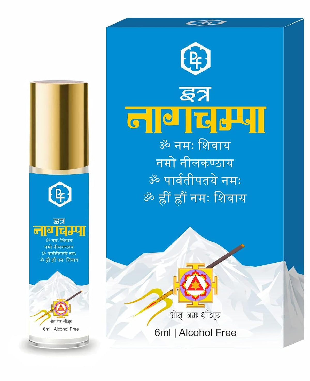 Parag Fragrances Religious Attar Trio (Shyam Darbar, Salasar Balaji & Nagchampa) Each 6ml Total 18ml Attar For Pooja/Worship (Alcohol Free & Natural Long Lasting Attar)