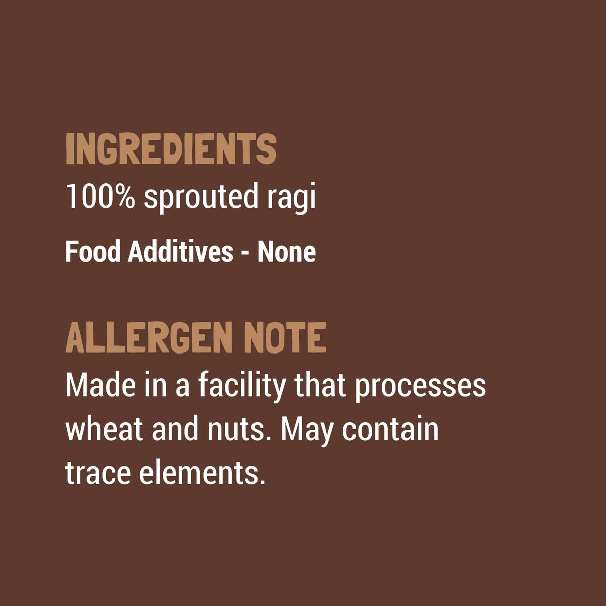 SLURRP FARM No Added Sugar,No Salt,Sprouted Ragi Powder,250 Gram