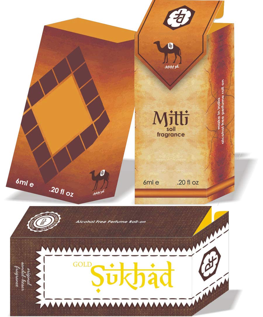 Parag Fragrances Attar Mitti And Attar Sukhad 6ml
