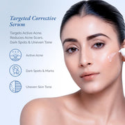 Biotique Professional Clarifying + Oil & Pimple Control Stem Cell Corrective Acne & Dark Spot Treatment Serum 30ml