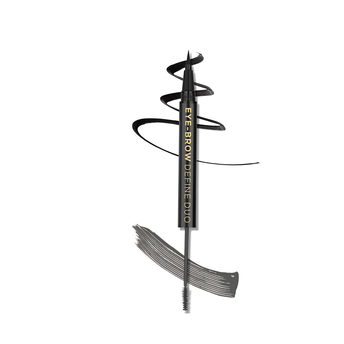 INSIGHT Eyebrow Define Duo (2 in 1)|Water-Resistant Formula | Semi-Matte Finish | Long-lasting | Smudgeproof|Precise Applicator| Tinted Gel|Grey-2.5g