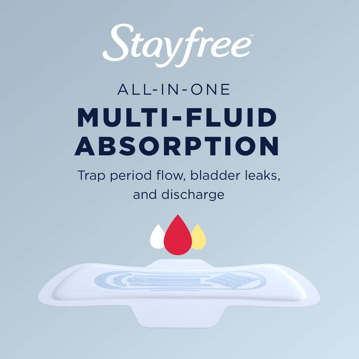Stayfree Regular Maxi Pads, Heavy Protection, 24 ct