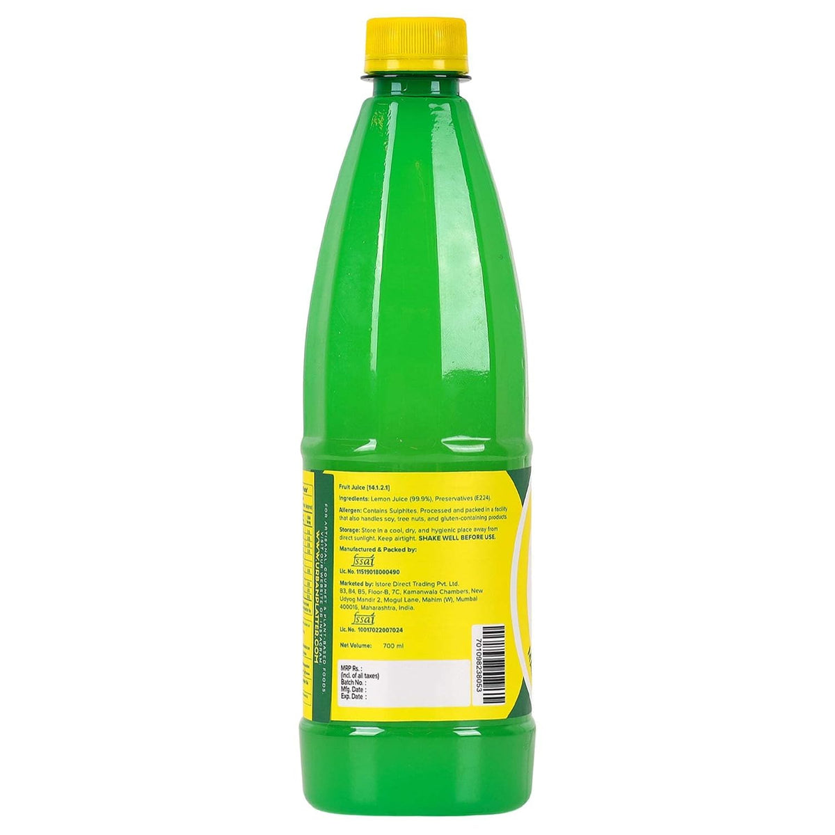 Urban Platter Lemon Juice Concentrate, 700ml (Equivalent of 70 Lemons | Quick and Easy | Ideal for Beverages and Daily Use)