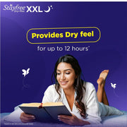 Stayfree Dry Max All Night Sanitary Pads – 42 Pads (Pack of 3 × 14) | Ultra‑Absorbent Overnight Protection | Extra Long | Comfortable Fit | Leak‑Lock Technology