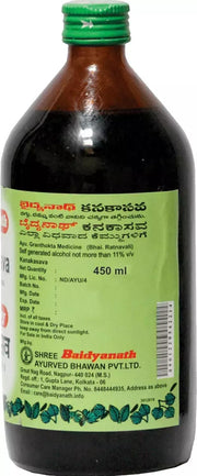 Baidyanath Asli Ayurved Kanakasava Syrup – 450 ml | Ayurvedic Remedy for All Types of Cough