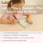 Toy Imagine Sank Magic Practice Copy Book Set for Kids, 4 Pack