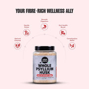 Urban Platter Isabgol, 300g (Whole Psyllium Husk, Rich in Dietary Fiber, Supports Digestive Health, Nature's Soluble Fiber)