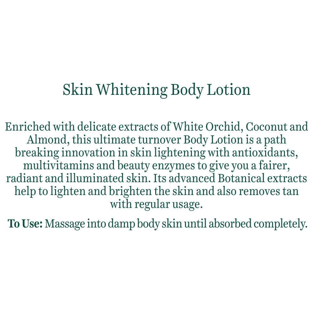 Biotique White Orchid Brightening Body Lotion For Extra Brightening & Radiance (180ml, Normal Skin)