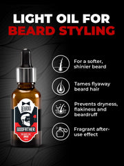 Beardo Beard Care | GodFather Beard Wash 100ml & GodFather Beard Oil 30ml (Set of 2)