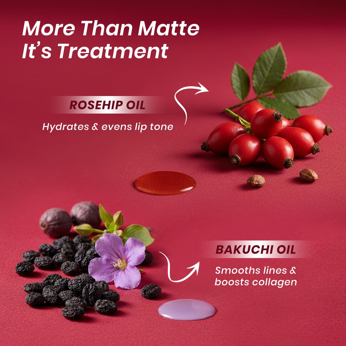 INSIGHT Matte Stay-On Lip Cream - Set A | Lightweight, Long-Lasting, Quick-Dry Formula with Soft Velvety Finish - 21g (Pack of 2)
