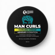 Beardo Man Curls Curling Cream for Men | Super-Defining & Hydrating | Long-lasting Frizz Control | Infused with Hyaluron, Avocado & Coconut | Non-Sticky | Retains hair-moisture | 100g