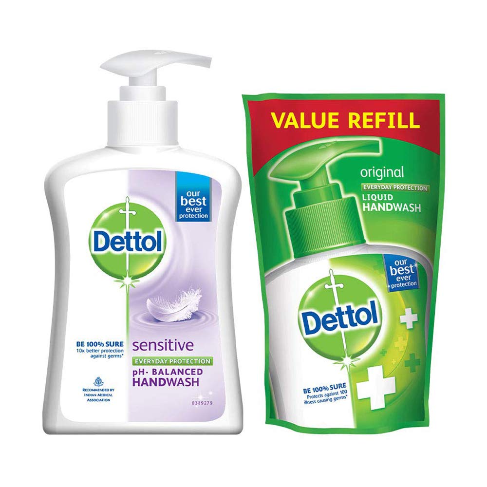 Dettol Liquid Sensitive Handwash - 200 ml - 175 ml (Any Variant)