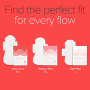 Nua Complete Comfort Sanitary Pads for Sensitive Skin | Pack of 50 Pads (25 Heavy Flow, 25 Medium Flow) with Disposal covers | Zero Irritation | Comfortable All-Day Protection | Ultra-Thin | Super Absorbent | No rashes | 50% Wider Back | 100% Toxic-Free, Dermatologically Tested
