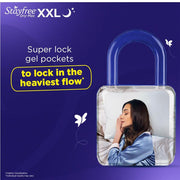 Stayfree Dry Max All Night Sanitary Pads – 42 Pads (Pack of 3 × 14) | Ultra‑Absorbent Overnight Protection | Extra Long | Comfortable Fit | Leak‑Lock Technology