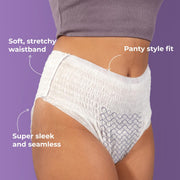 Nua Comfort Disposable Period Panties (M-L) | Pack of 10 Panties | Disposable | 360° Coverage | Zero Irritation | 4x Comfort | For Heavy Flow | No rashes | Leakproof | Seamless | 100% Toxic-Free, Dermatologically Tested