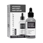 Bare Anatomy Advanced Anti-Grey Serum | Reduces Hair Greying | Fast Absorbing, Odorless, Non-Sticky 50ml + Anti Dandruff Shampoo 250 ml | Men and Women