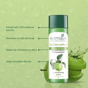 Biotique Fresh Daily Purifying Shampoo and Conditioner, Green Apple, 190ml