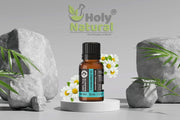 Holy Natural Chamomile Essential Oil 15ml (with Dropper Plug) | Undiluted Therapeutic Grade, For Reduces Blemishes, Evens Skin Tone, Relieves Stress, Better Sleep.