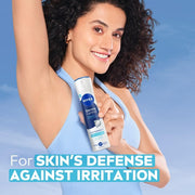 NIVEA Derma Control Defend Deodorant Spray | 0% Alcohol Deodorant | With Pure Hyaluron & Pro Vitamin B5 | Long Lasting with 72h Active Protection | For Underarm Care| Deodorant Spray for Women 150 ml