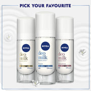 Nivea Deodorant, Deo Milk Dry Roll On For Women, 40ml