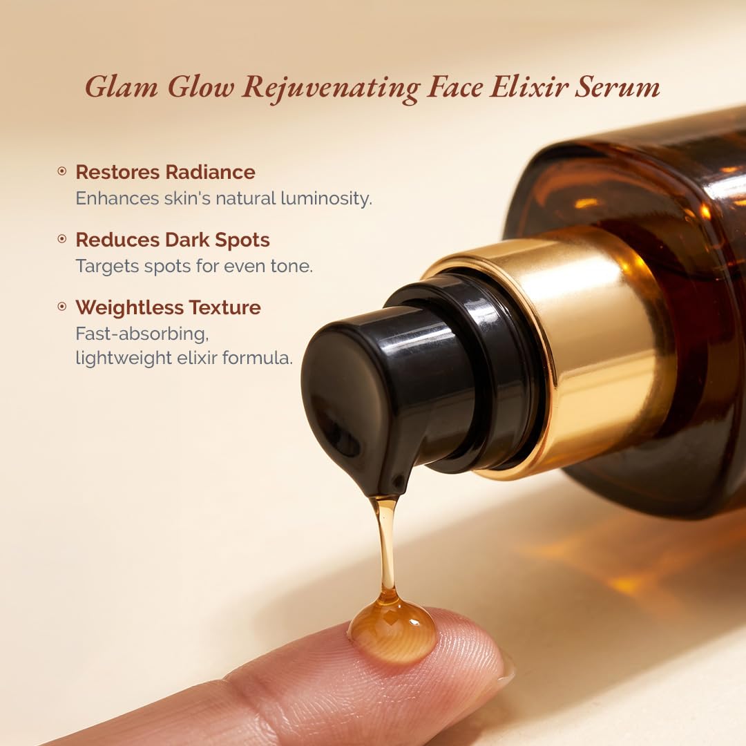 Biotique Professional Glam Glow Rejuvenating Face Elixir Serum 30ml