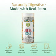 NatureVit Jeera Goli 200g | Digestive Cumin Candy | Traditional Mouth Freshener | 100% Natural Ingredients
