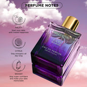 Bella Vita Luxury Date Woman Long Lasting Perfume for Women | EDP 2 x 100ml | Pink Pepper, Jasmine & Vanilla | Floral, Woody & Fruity Premium | Fragrance You’ll Love