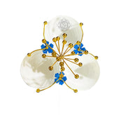 DSH Decorative Bowl Multi Utility, 3 Block White Pattern
