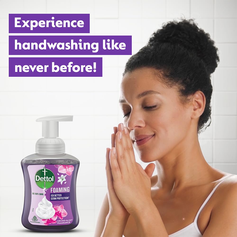 Dettol Orchid & Lily Fragrance Foaming Handwash Refill, 700ml