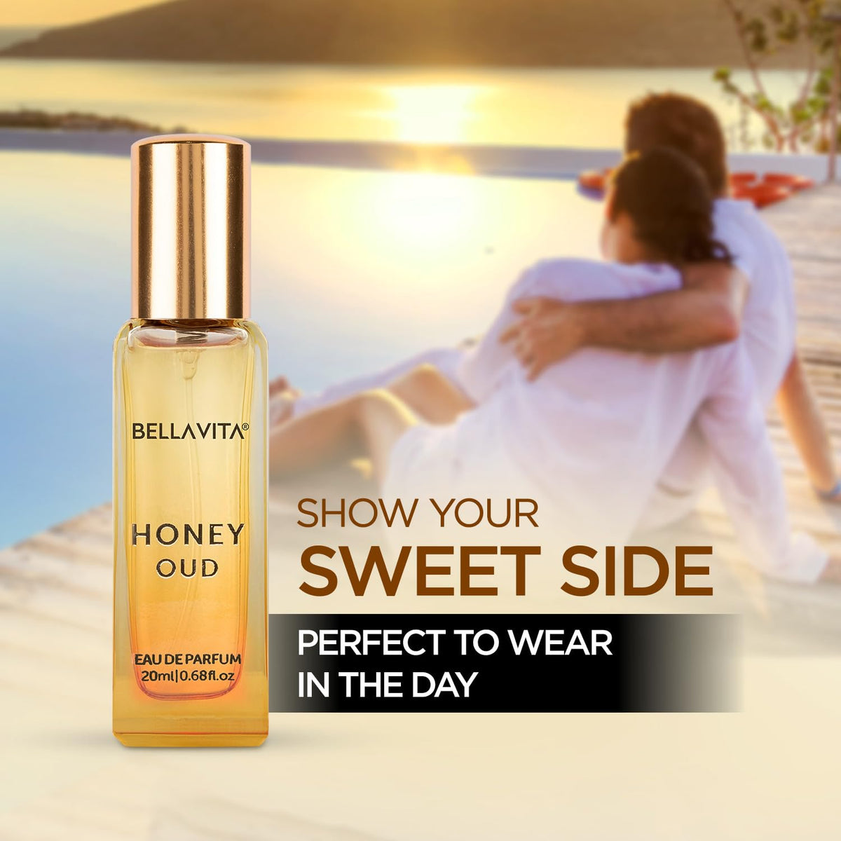 Bella Vita Luxury | White Oud & Honey Oud EDP 20ml Each | Perfume for Men and Women | Honey, Lemon and Patchouli | Long Lasting Fragrance for Man & Woman