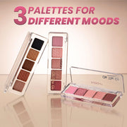 INSIGHT On The Go Eyeshadow Palette - Rosaline | Highly Pigmented | Silky Smooth | Crease-Free Blending | Shimmer & Matte Shades | Travel-Friendly (10g)