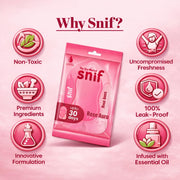 The Old Natural Snif Gel Hanging Car Air Freshener Pack of 3, Essential Oil Based Car Perfume, Long Lasting Car Fragrance Up to 30 Days, Odor Eliminator, Rose Aura, Breezy Blue & Citrus Fantasy