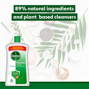Dettol Liquid Handwash Bottle - Original Hand Wash- 875ml | Germ Defence Formula | 10x Better Germ Protection