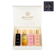 Bella Vita Luxury Organic Luxury Woman Liquid Eau De Parfum Gift Set For Women, 4X20Ml With Date & Luxury Man Perfume Gift Set For Men, 4 X 20Ml With Klub