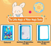 Toy Imagine Water Magic Coloring Books for Kids with 4 Refillable Pens Pack