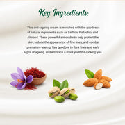 Biotique Saffron Youth Anti-Ageing Cream l 100% Pure Botanical Extracts l Anti-ageing cream for wrinkles and dark lines l Reduces dry lines and Regenerates Skin Youthfulness l All Skin Types l 175gm