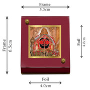 DIVINITI 24K Gold Plated Religious Car Dashboard Frame | Premium God Idol Frame for Car, Home Mandir & Office Table | Spiritual Gift, Decorative Showpiece | Salasar Balaji