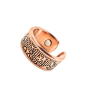 SHINDE EXPORTS copper magnetic ring pure adjustable for men and women 8 mm