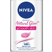 NIVEA Natural Glow Smooth Skin Deodorant Roll On for Women, 50ml (originally Whitening Smooth Skin) (Pack of 3)