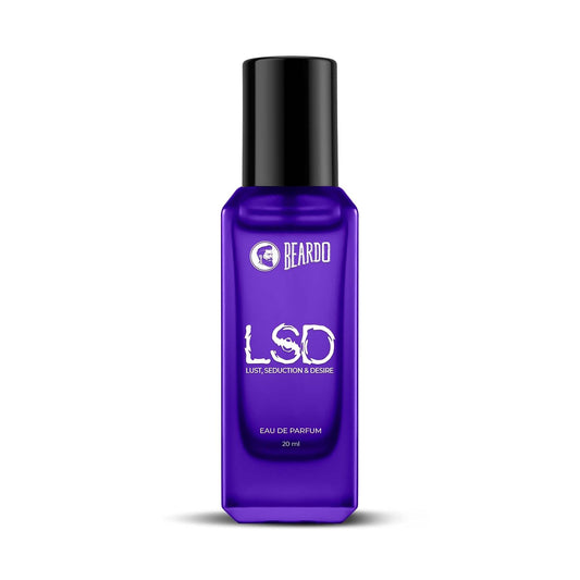 BEARDO Perfume For Men - LSD, 20Ml | Amber Spicy Scent | Concentrated Sprays - Long Lasting Fragrance | Eau De Parfum Gift For Men | Strong EDP For Men | Gift For Husband | Gift For Boyfriend